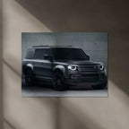 Defender Neon LED Metal Frame â Bold and Rugged Wall Art for Off-Road Enthusiasts 1