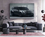 Defender Neon LED Metal Frame â Bold and Rugged Wall Art for Off-Road Enthusiasts 1
