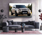 Defender Neon LED Metal Frame â Bold and Rugged Wall Art for Off-Road Enthusiasts 2