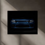 Dodge SRT Hellcat Neon LED Metal Poster