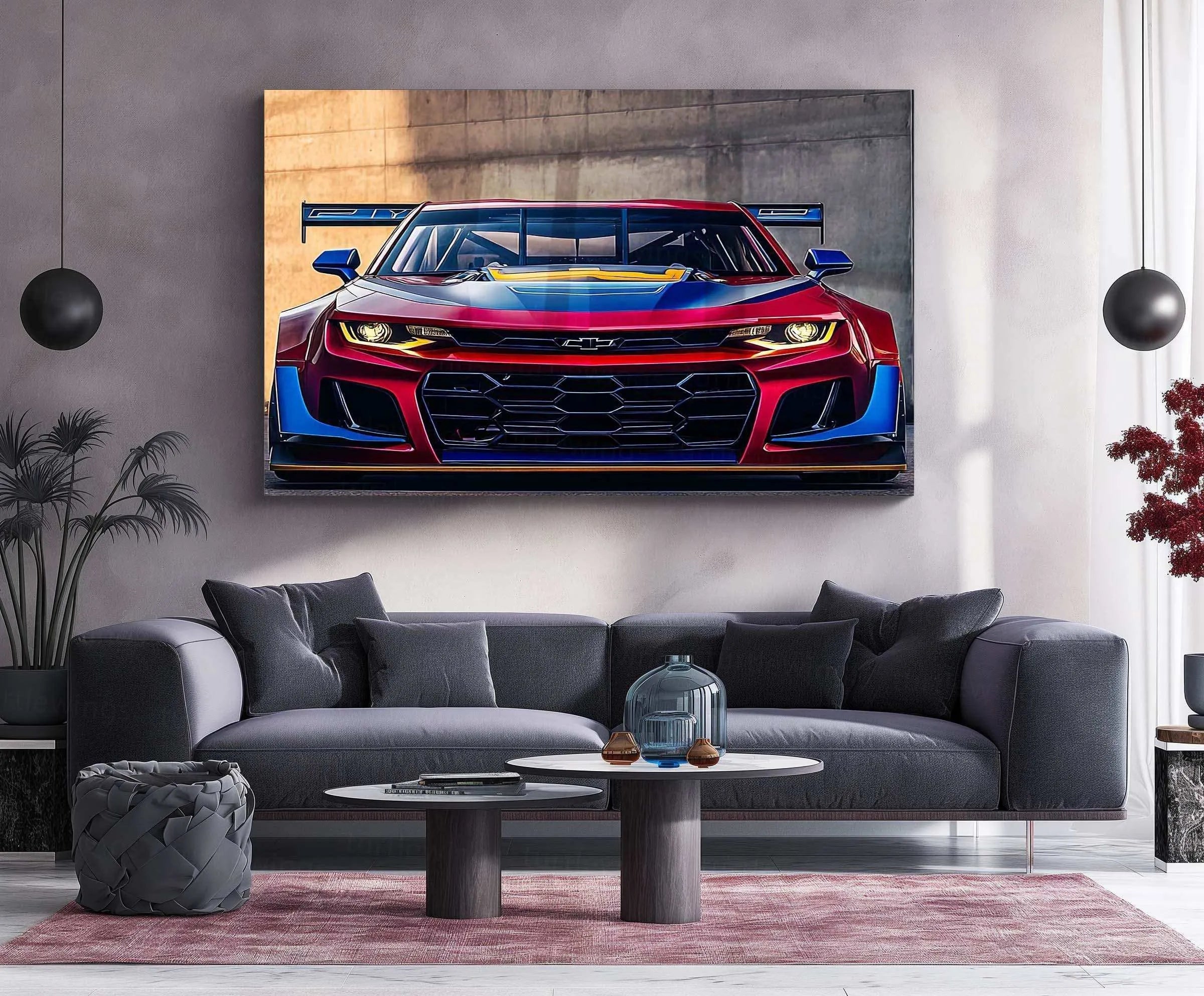 BMW Racing Neon LED Metal Poster â Motorsport-Inspired Wall Art for Speed Enthusiasts.3