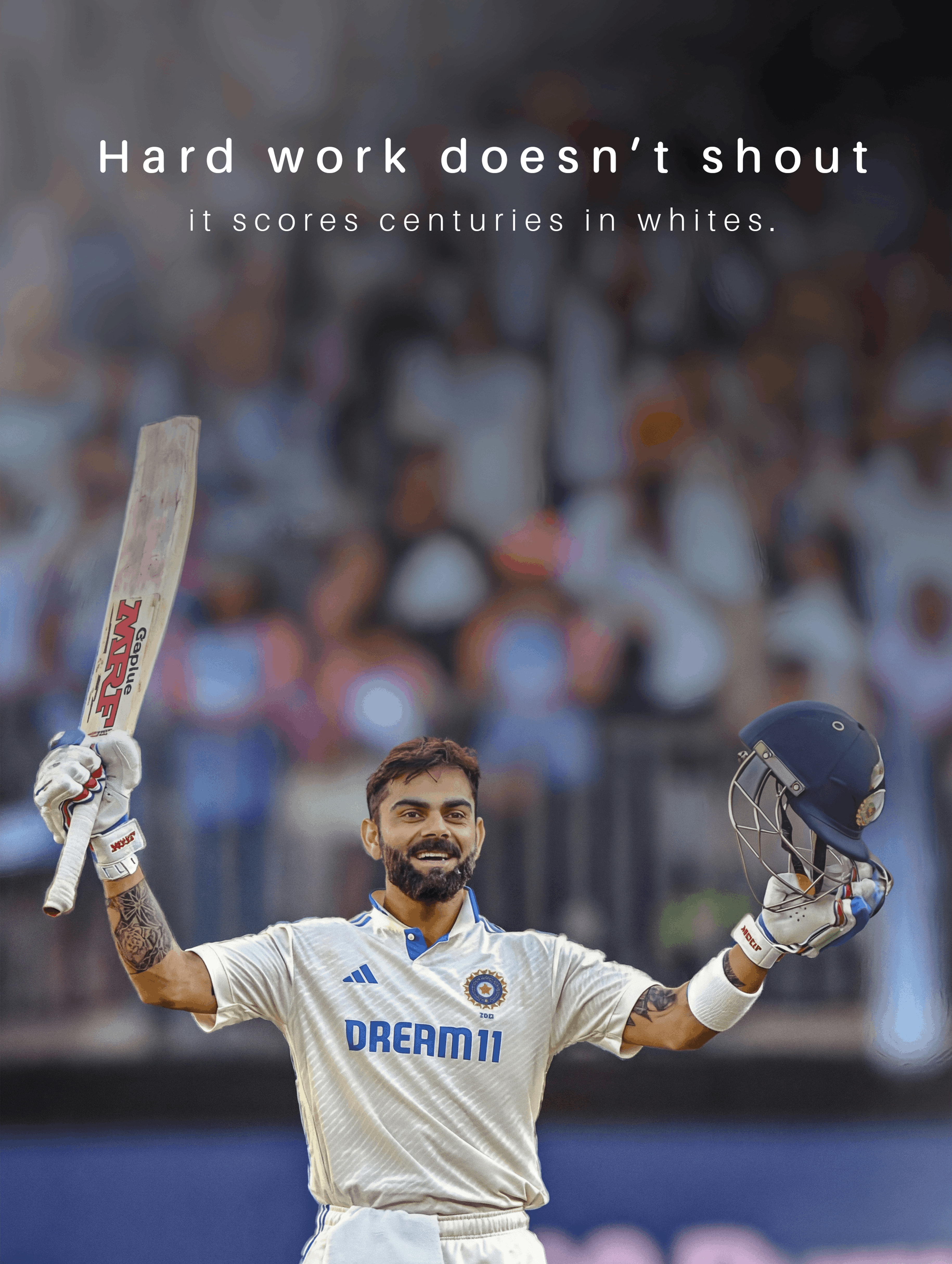 Virat Kohli - "Hard Work"