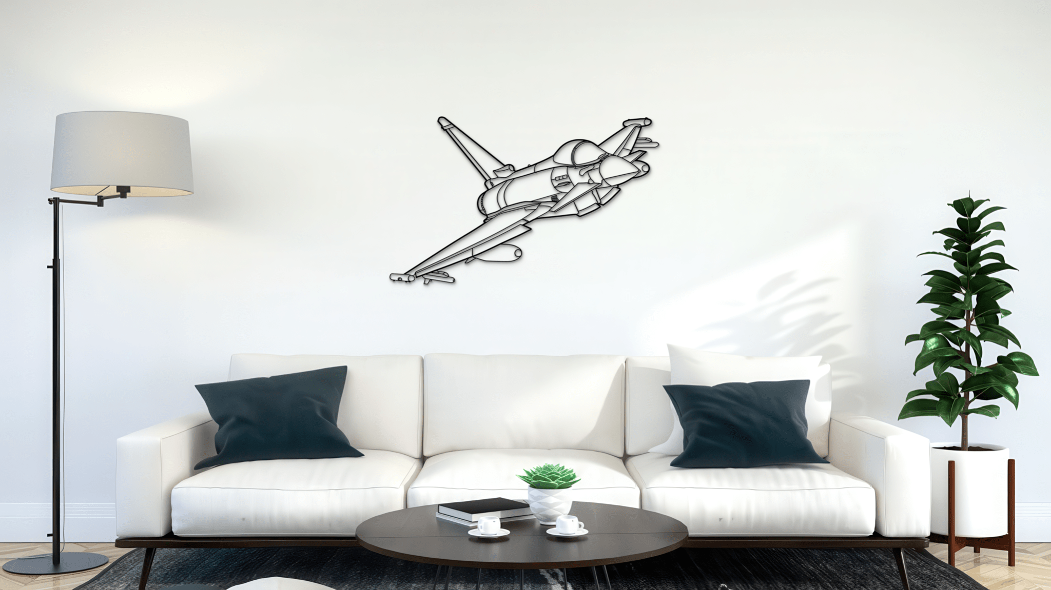 Airbus Eurofighter - Metal Wall Art
