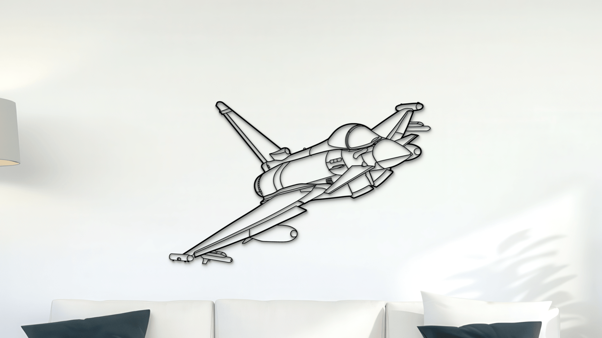 Airbus Eurofighter - Metal Wall Art