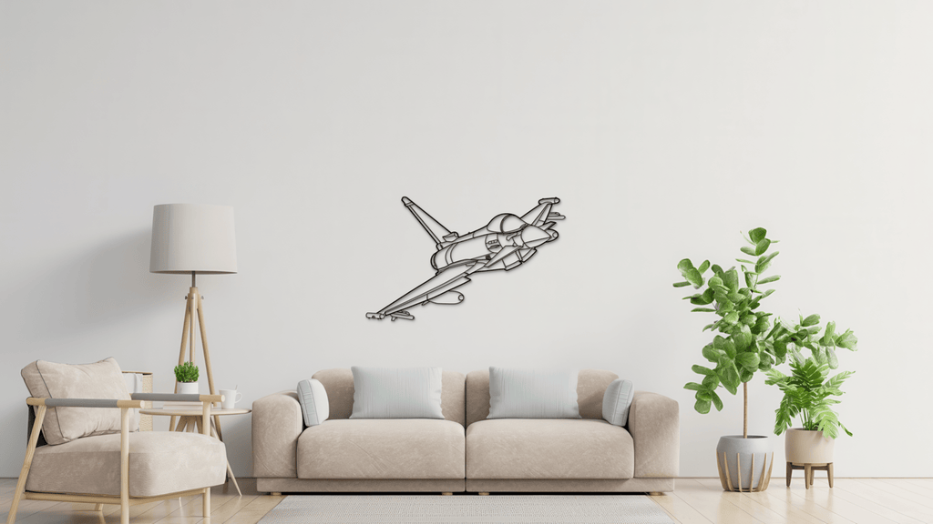 Airbus Eurofighter - Metal Wall Art