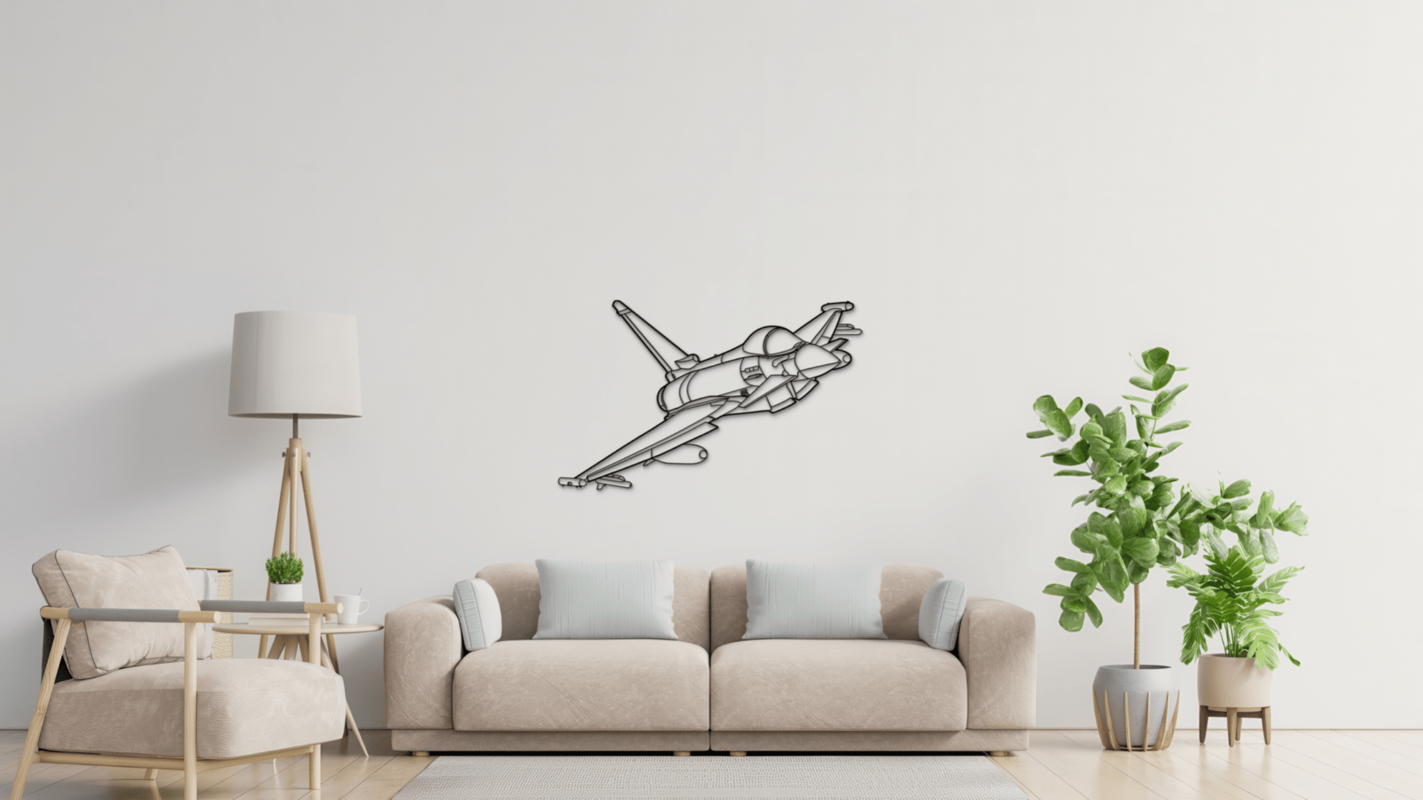 Airbus Eurofighter - Metal Wall Art