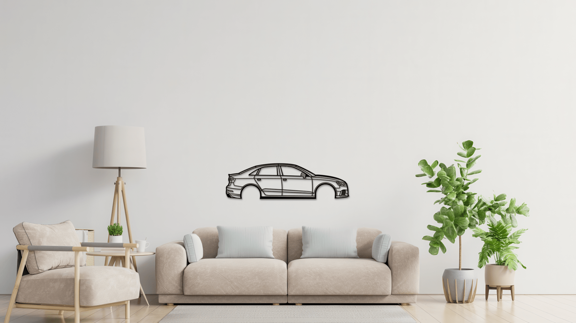 Audi RS3 Sedan 2022 - Metal Wall Art