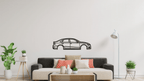 Audi RS3 Sedan 2022 - Metal Wall Art