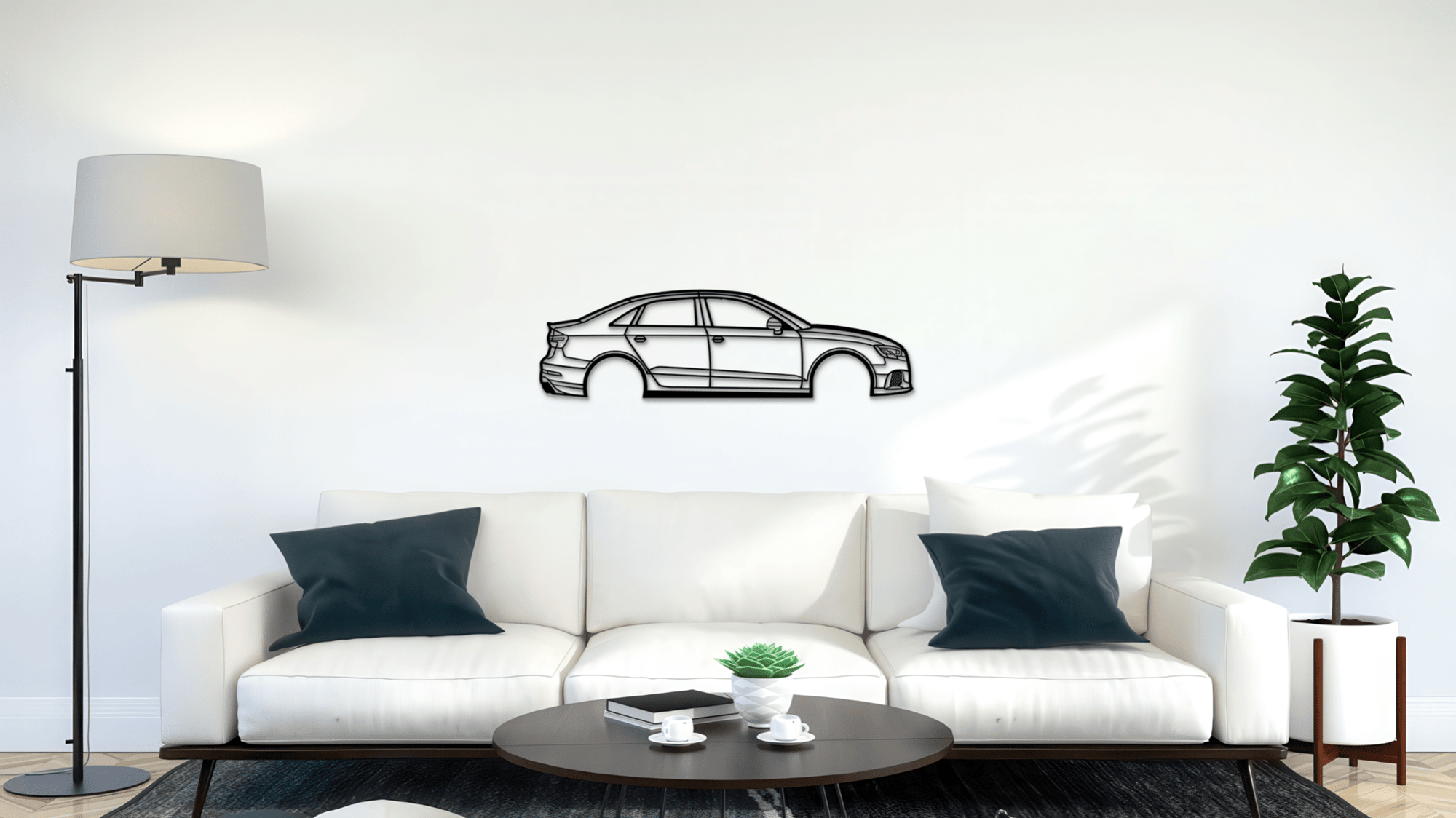 Audi RS3 Sedan 2022 - Metal Wall Art