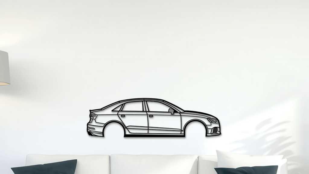 Audi RS3 Sedan 2022 - Metal Wall Art