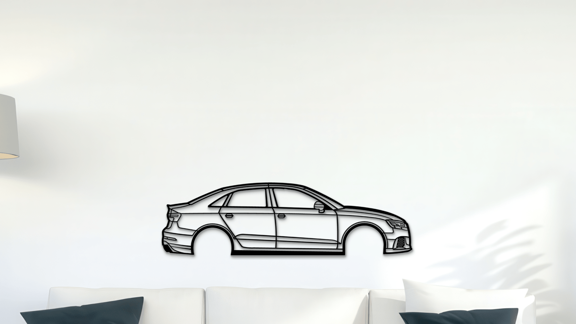 Audi RS3 Sedan 2022 - Metal Wall Art
