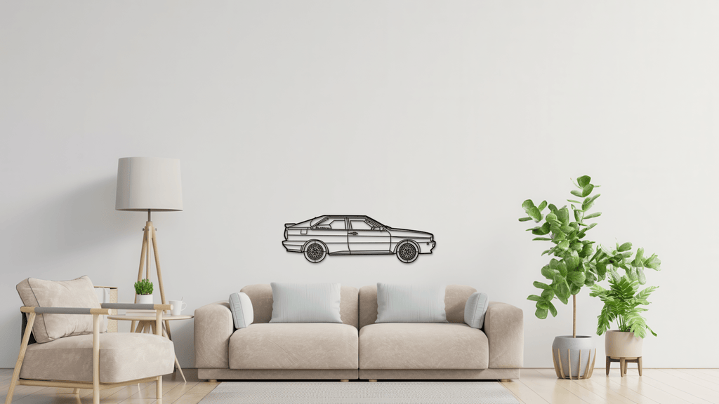 Audi Ur-quattro 10V 1984 - Metal Wall Art