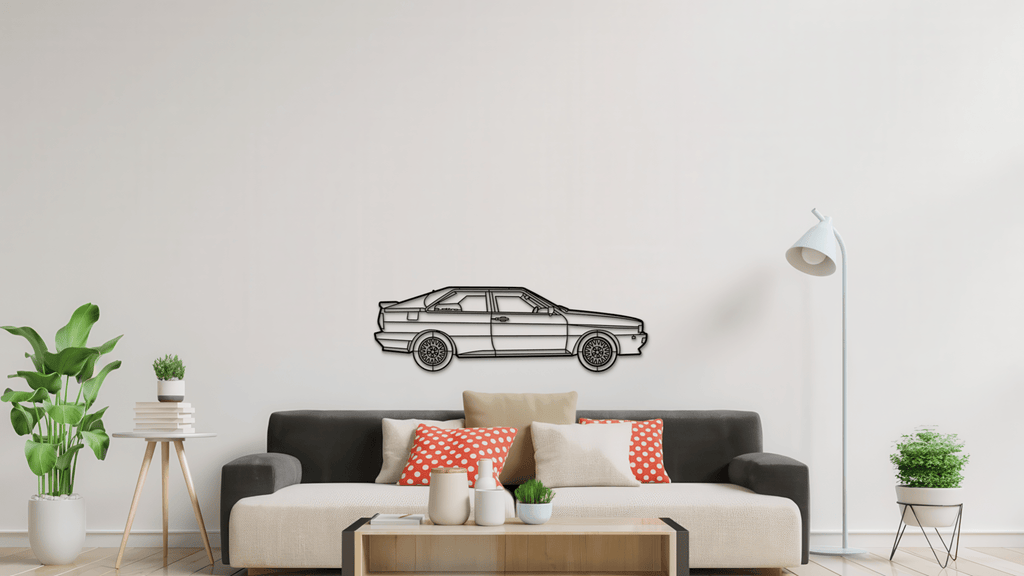Audi Ur-quattro 10V 1984 - Metal Wall Art