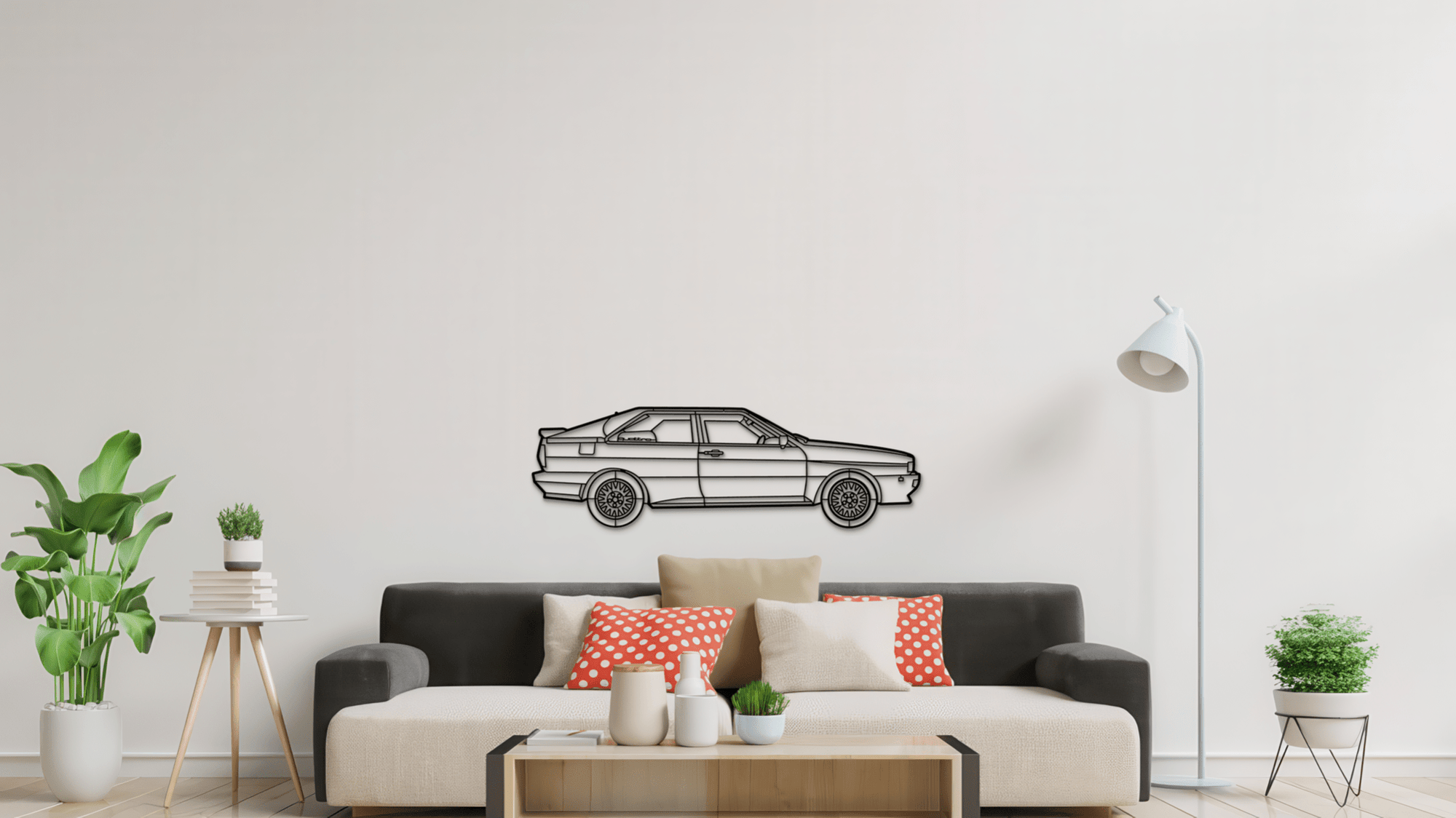 Audi Ur-quattro 10V 1984 - Metal Wall Art