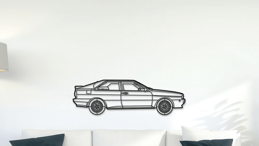 Audi Ur-quattro 10V 1984 - Metal Wall Art