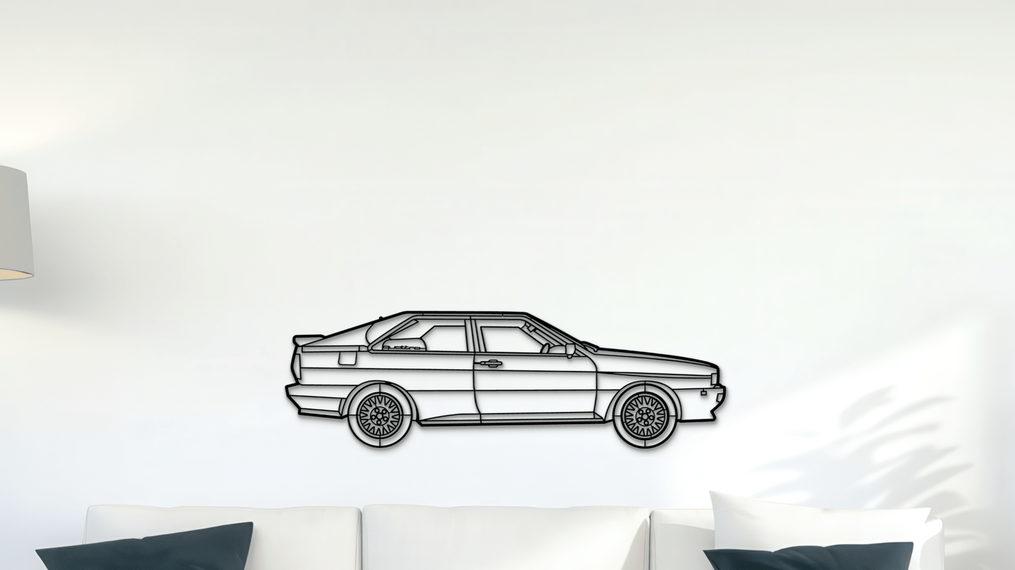 Audi Ur-quattro 10V 1984 - Metal Wall Art