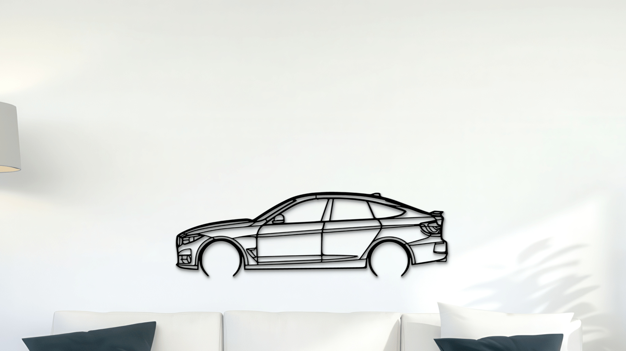 BMW 330i GT 2017 - Metal Wall Art
