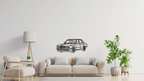 BMW 535i E12 1981 - Metal Wall Art