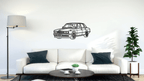 BMW 535i E12 1981 - Metal Wall Art