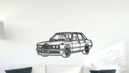 BMW 535i E12 1981 - Metal Wall Art