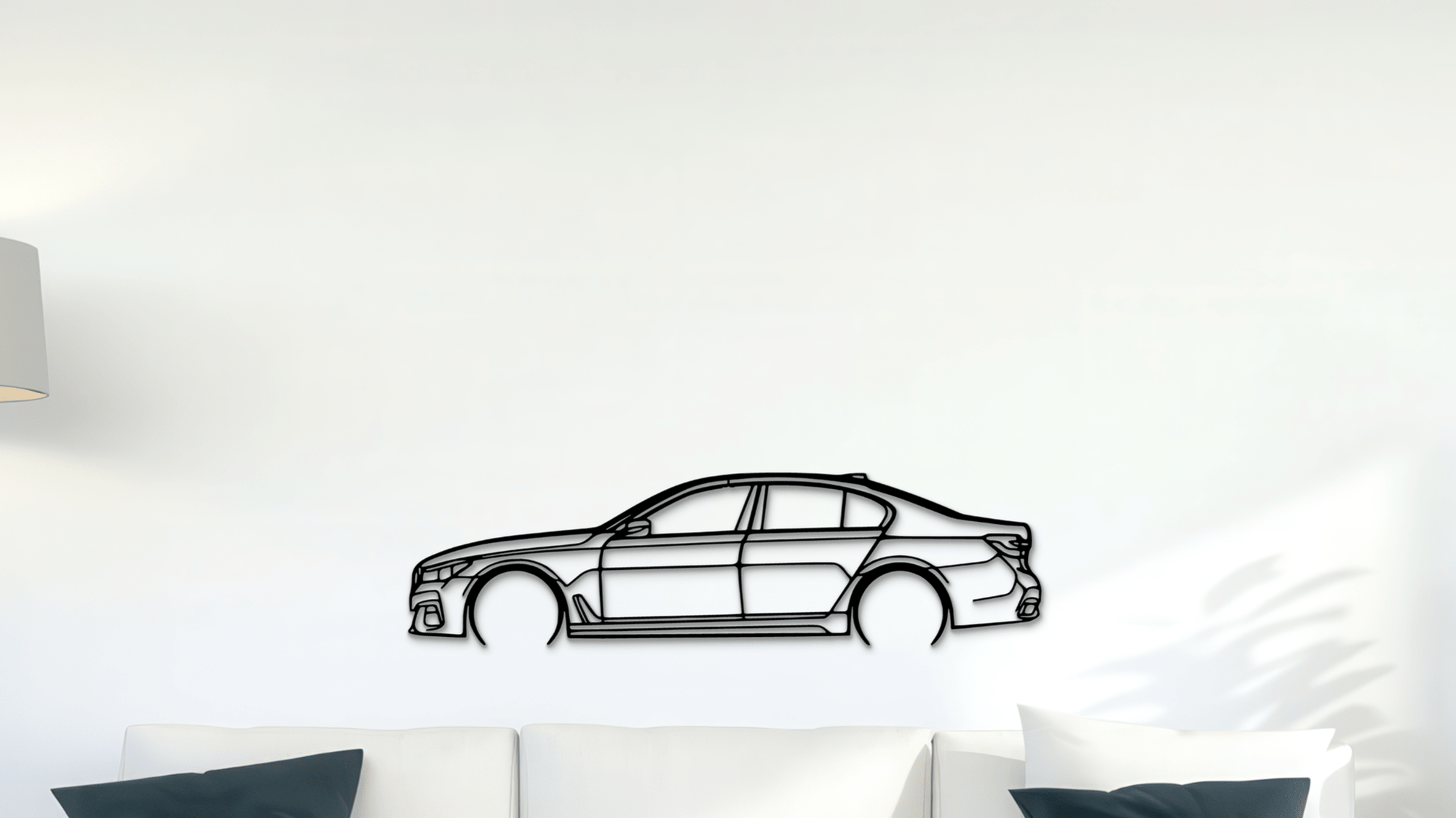 BMW 750i G11 - Metal Wall Art