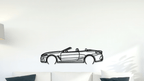 BMW 850i G14 Convertible - Metal Wall Art