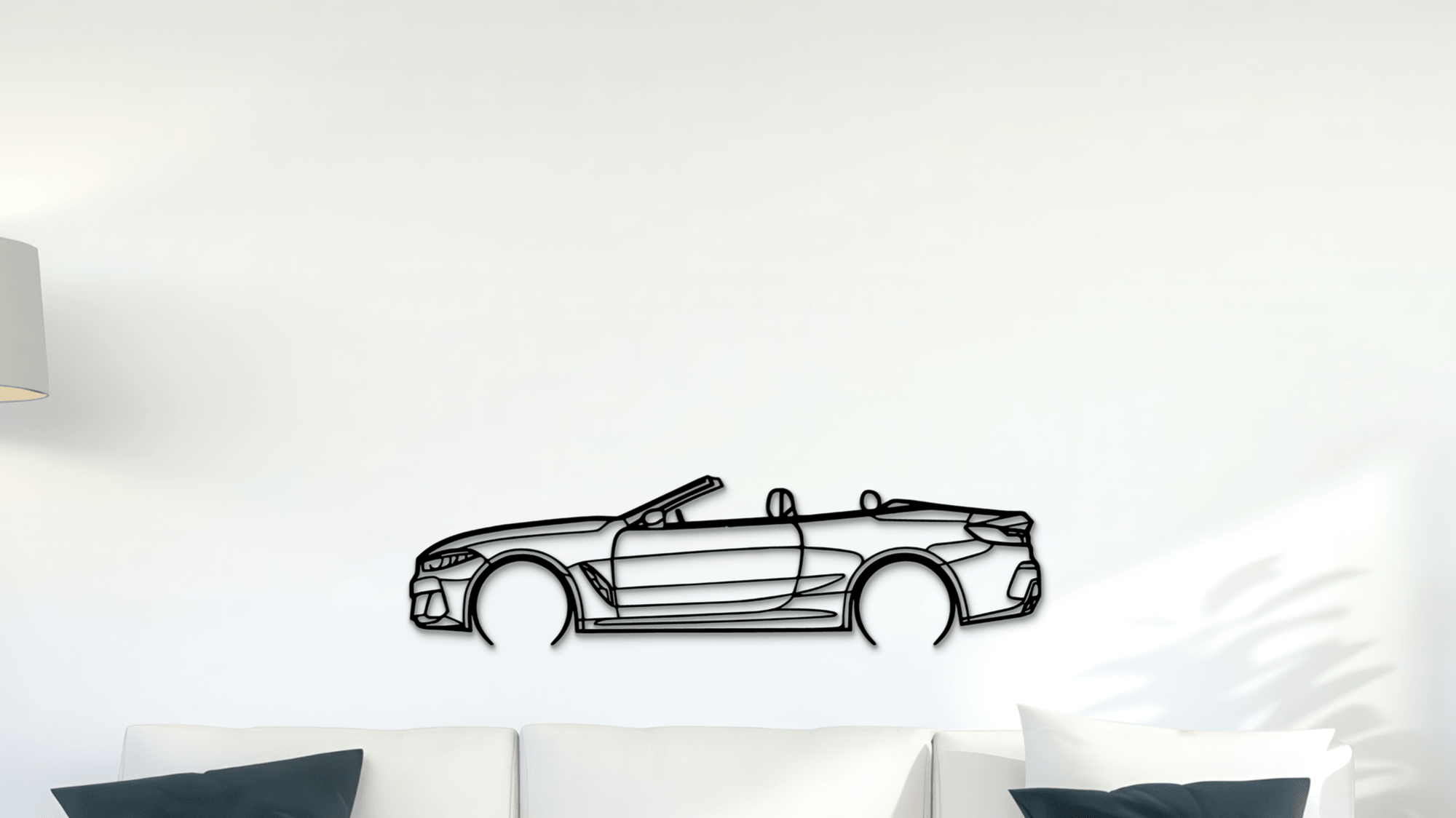 BMW 850i G14 Convertible - Metal Wall Art