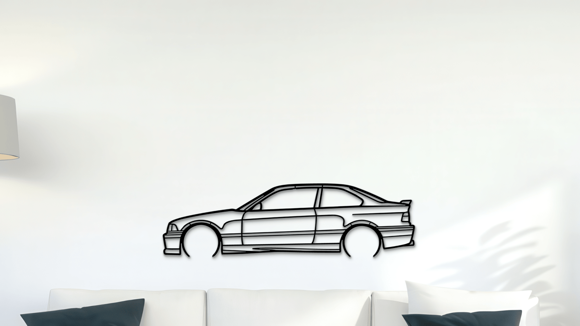 BMW E36 M3 - Metal Wall Art