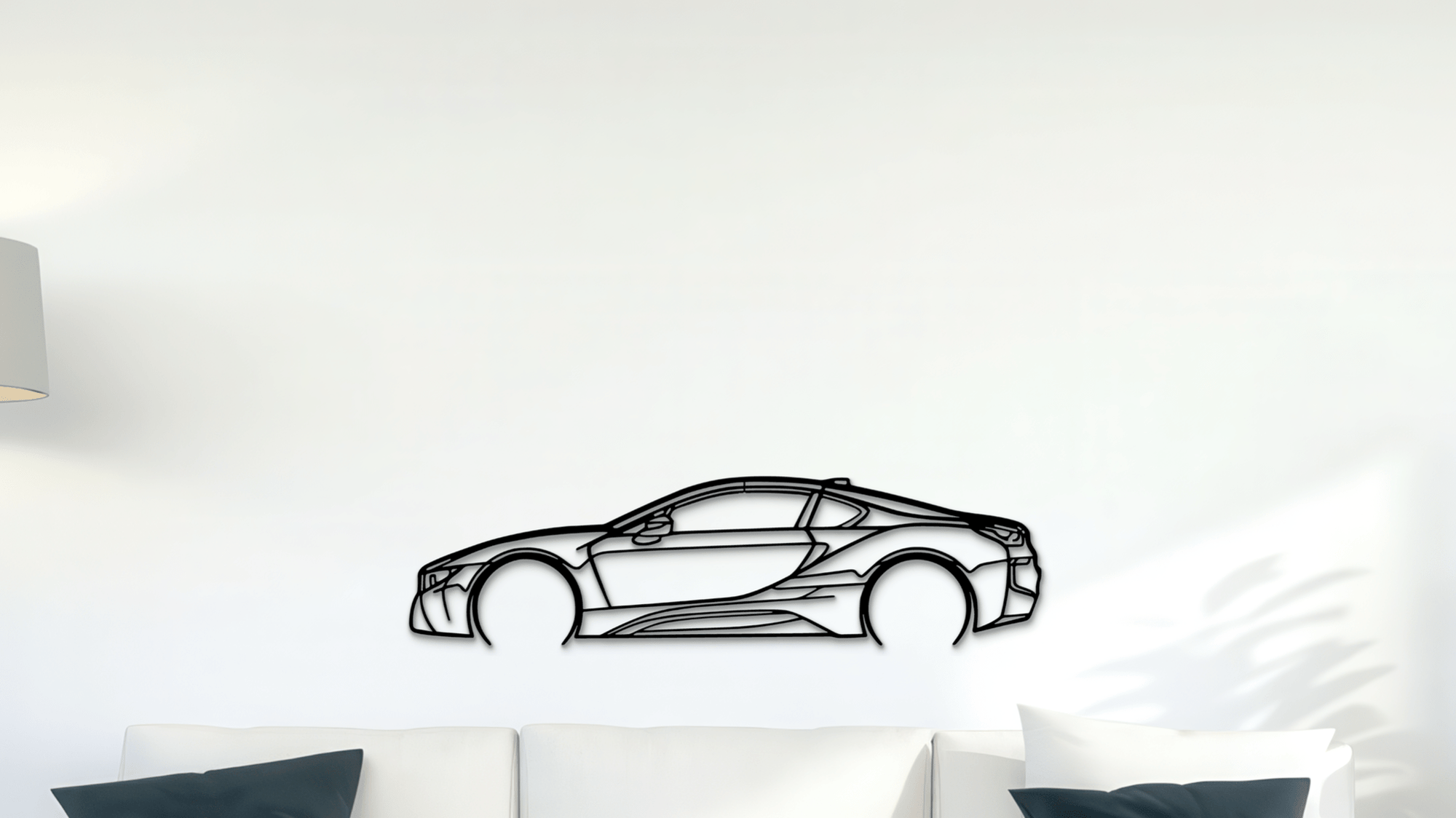 BMW i8 - Metal Wall Art