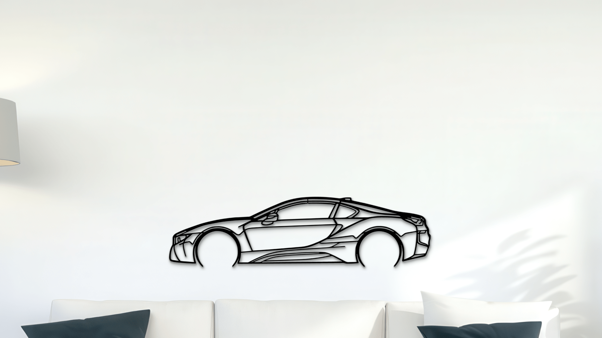 BMW i8 - Metal Wall Art