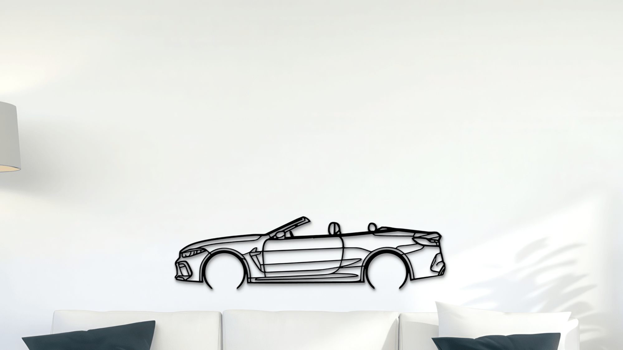 BMW M8 F91 Convertible - Metal Wall Art