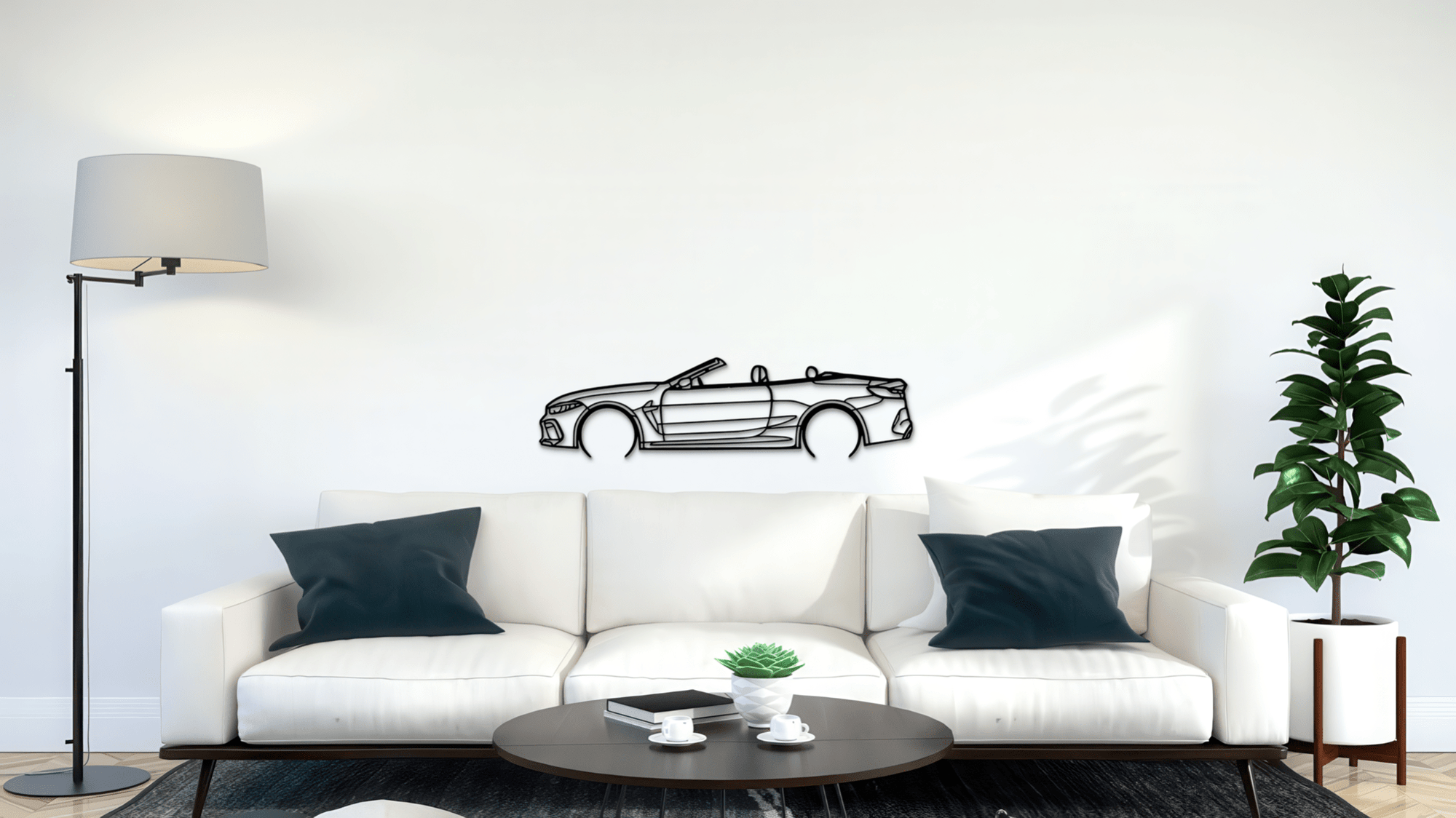 BMW M8 F91 Convertible - Metal Wall Art