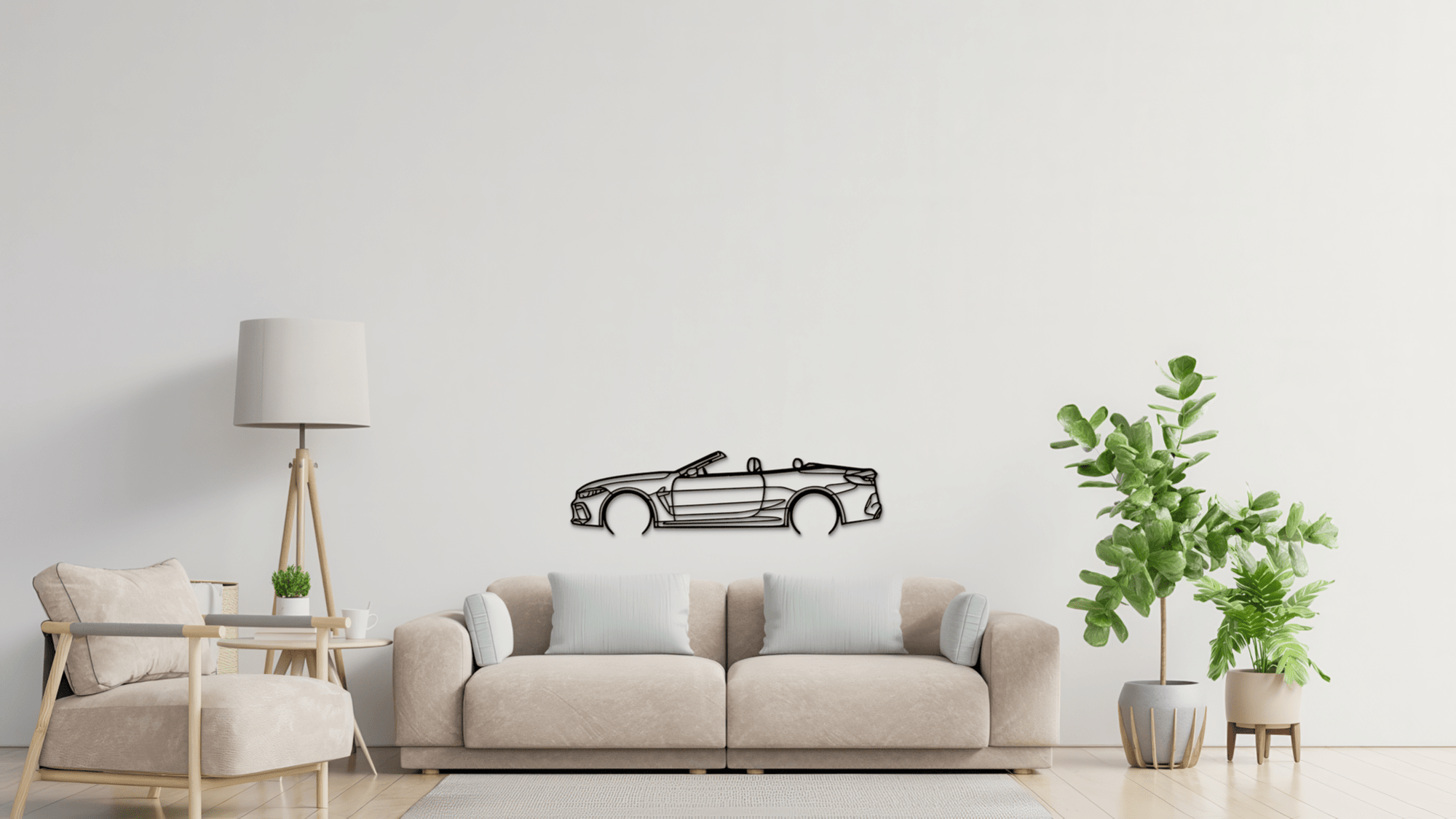 BMW M8 F91 Convertible - Metal Wall Art