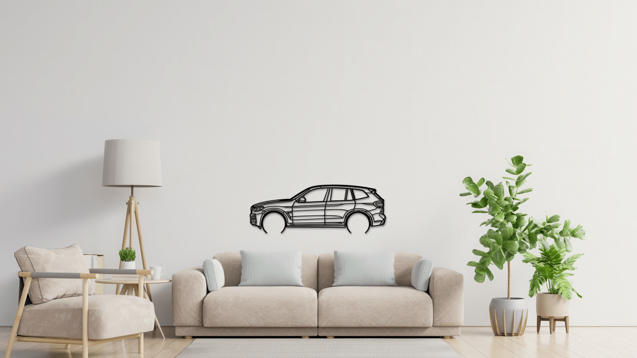 BMW X3 2018 - Metal Wall Art