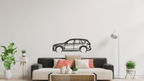 BMW X5M 2018 - Metal Wall Art
