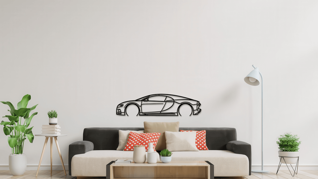 Bugatti Chiron - Metal Wall Art