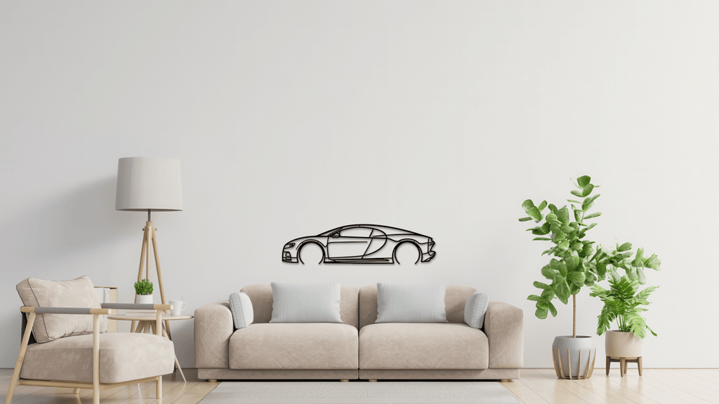 Bugatti Chiron - Metal Wall Art