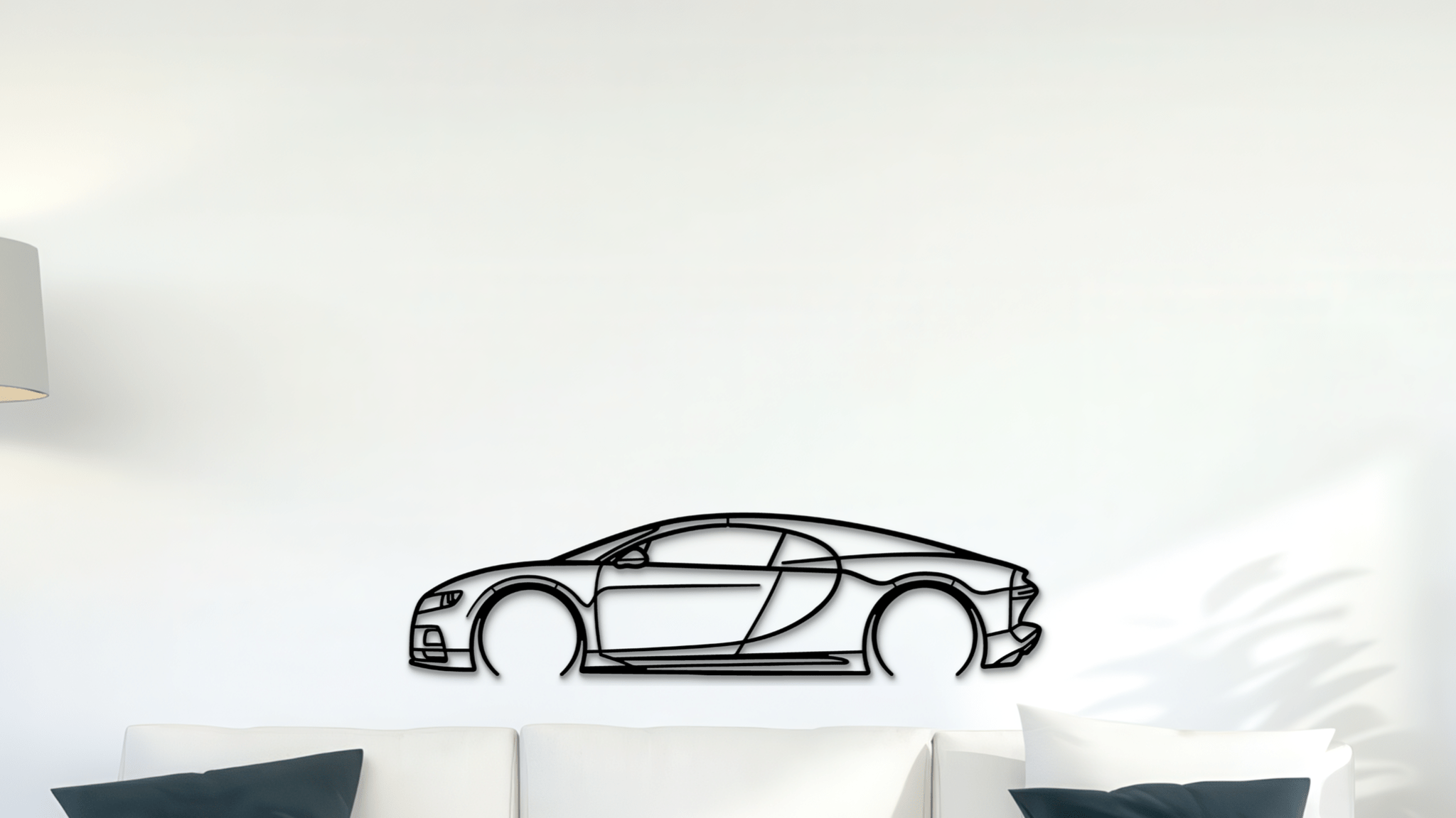 Bugatti Chiron - Metal Wall Art