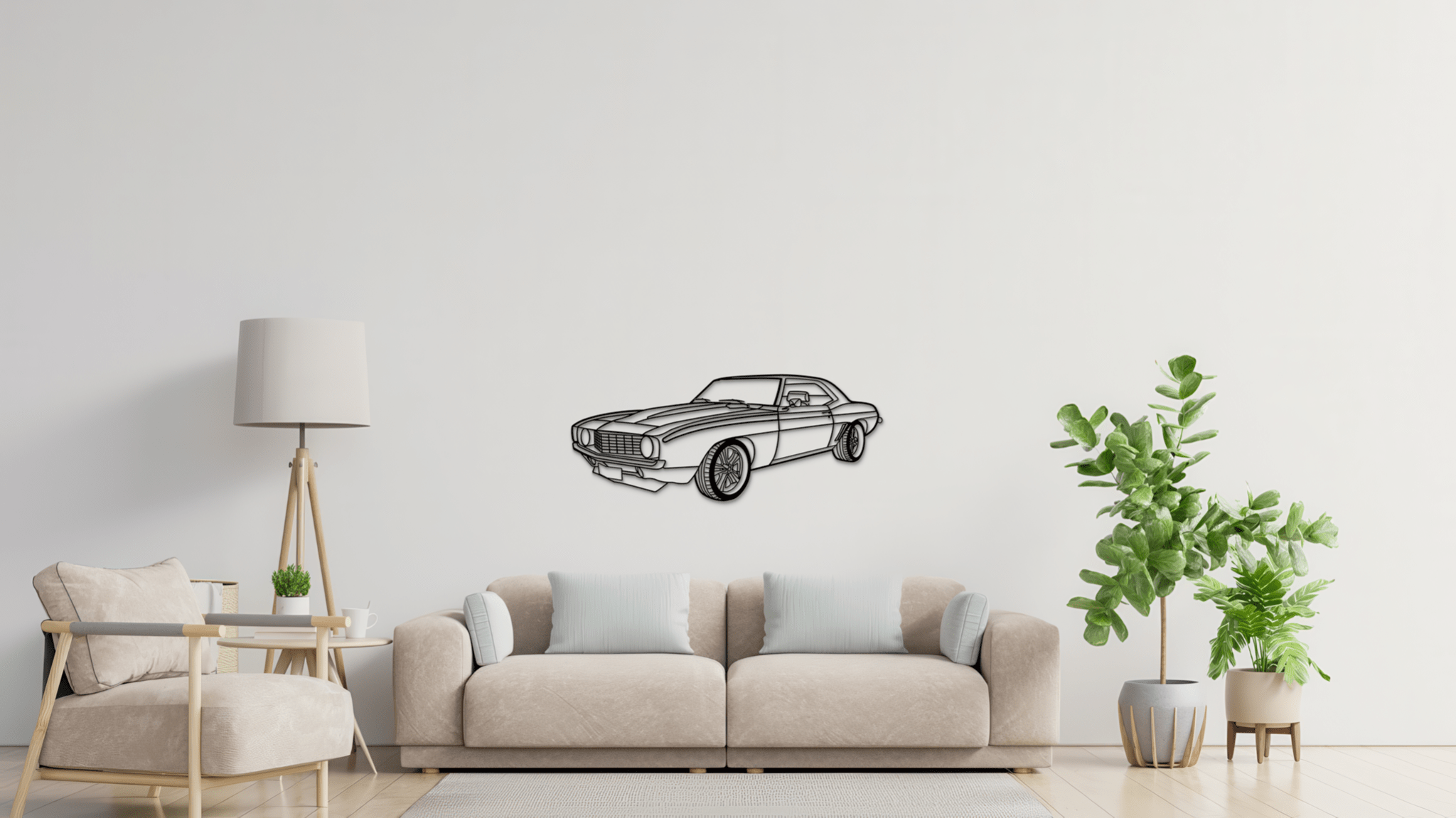 Chevrolet Camaro 1969 - Metal Wall Art