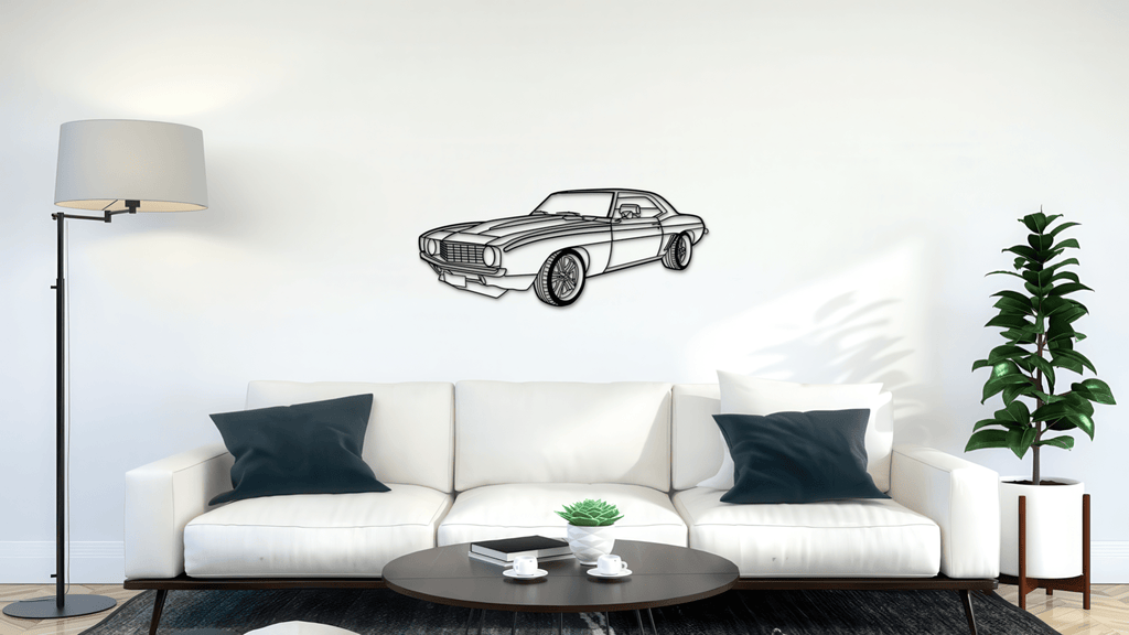 Chevrolet Camaro 1969 - Metal Wall Art