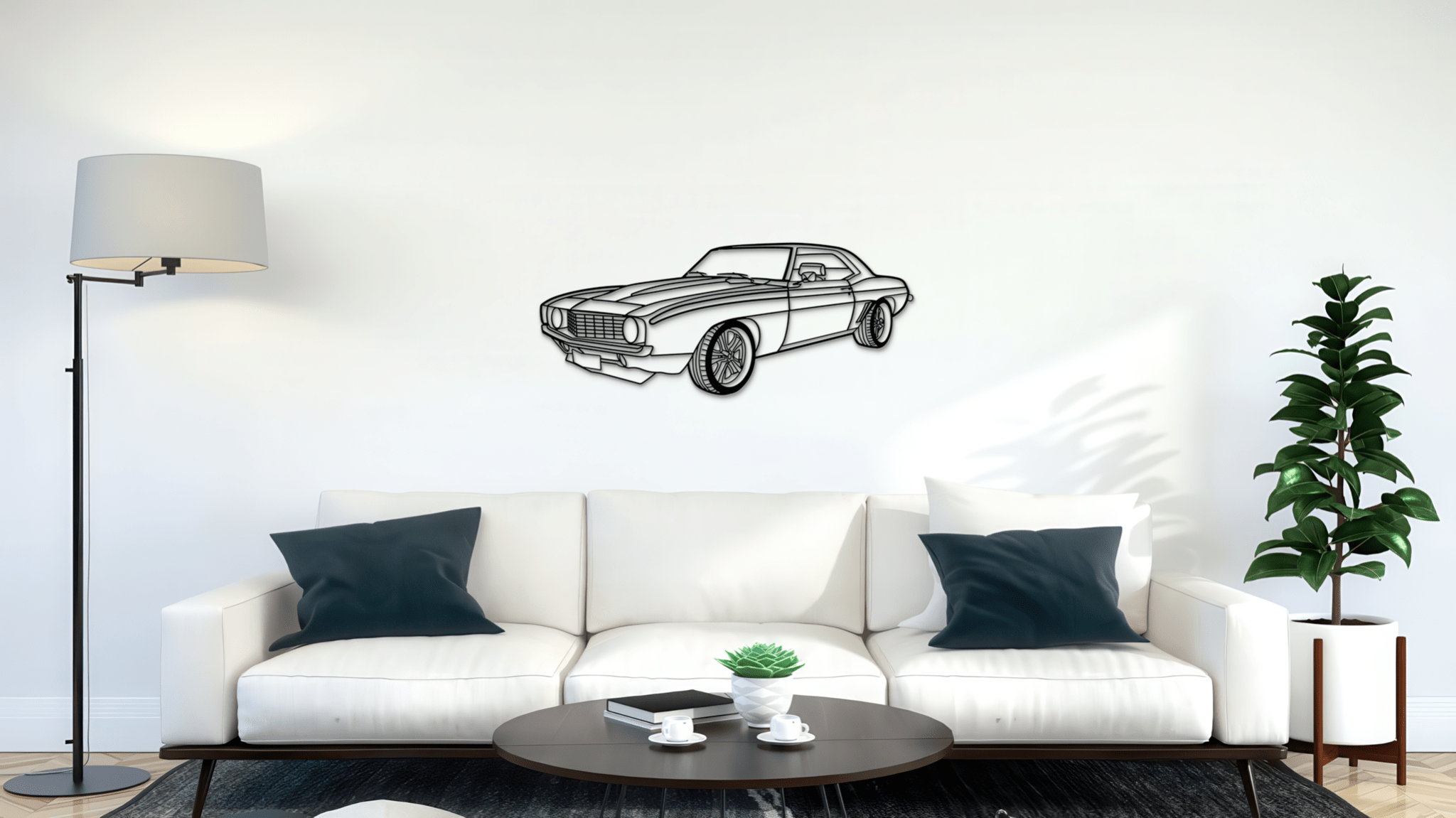 Chevrolet Camaro 1969 - Metal Wall Art