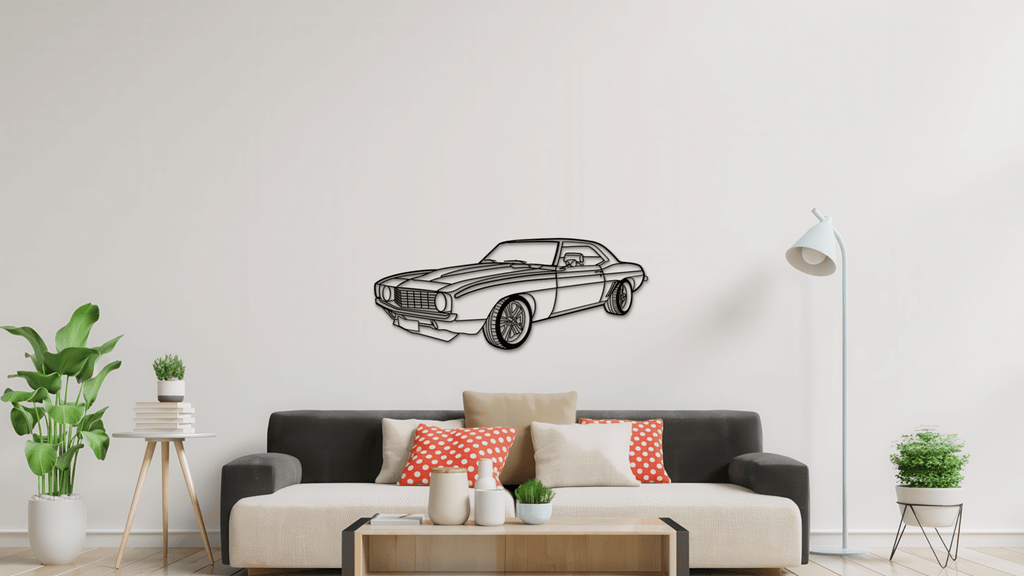 Chevrolet Camaro 1969 - Metal Wall Art