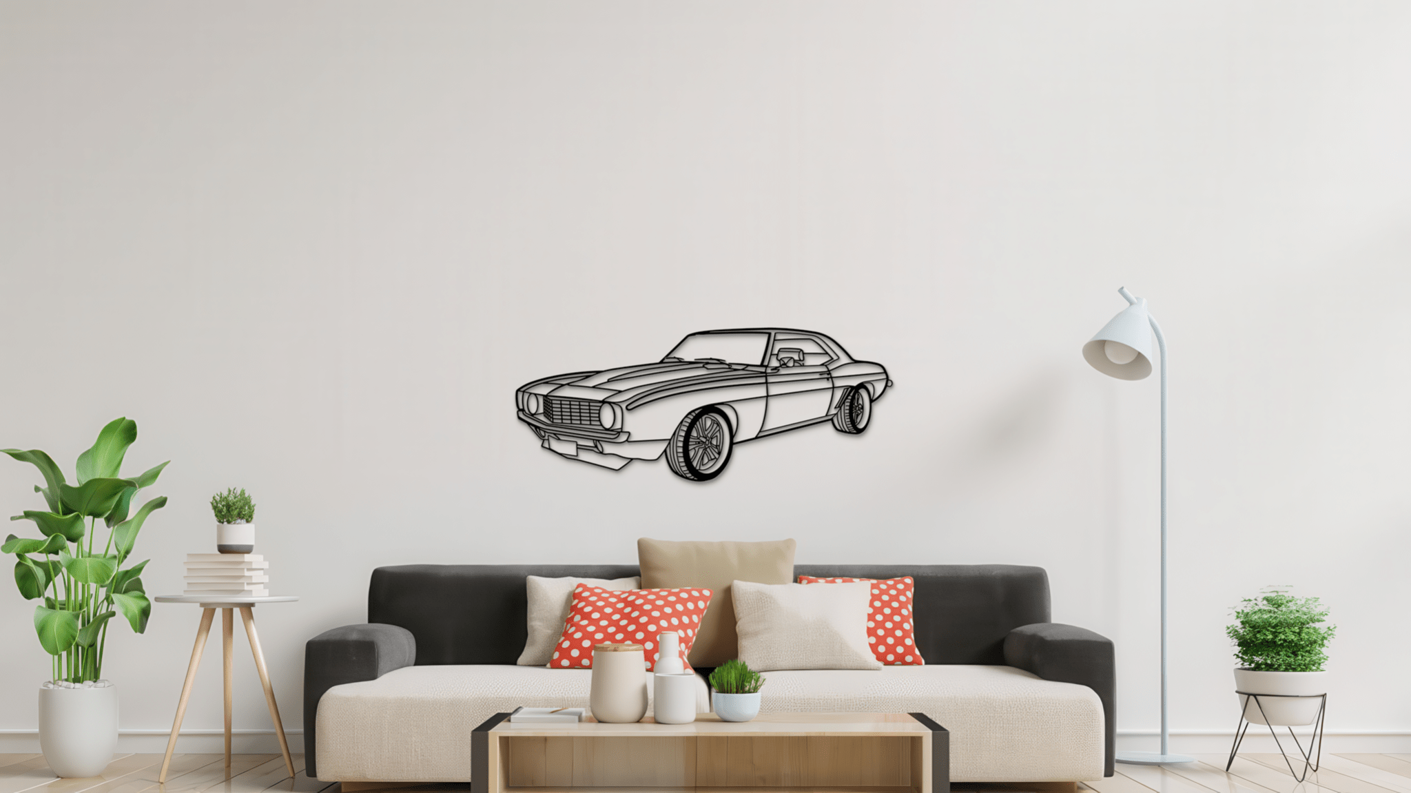 Chevrolet Camaro 1969 - Metal Wall Art