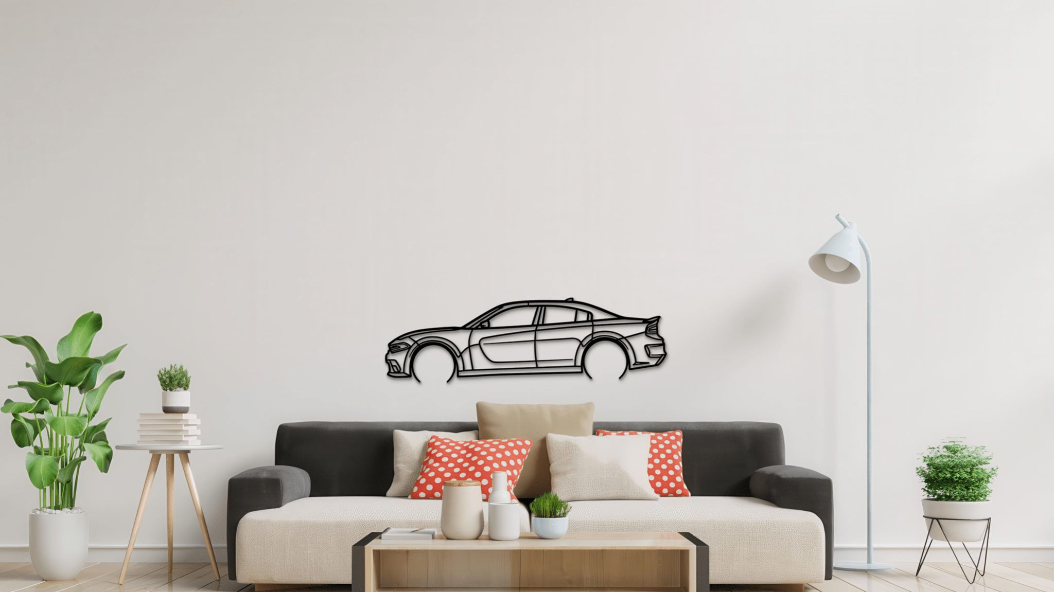 Dodge Charger SRT Hellcat - Metal Wall Art