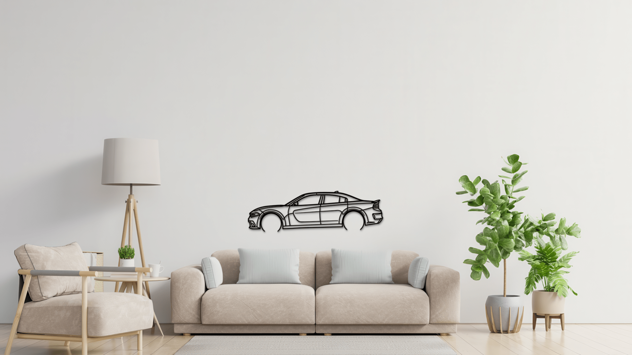 Dodge Charger SRT Hellcat - Metal Wall Art