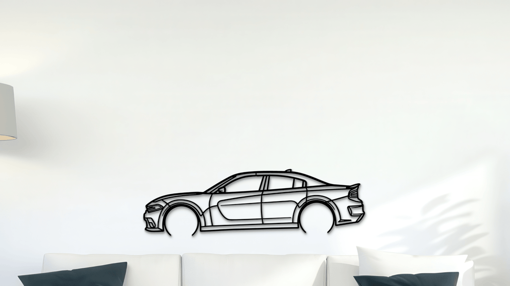 Dodge Charger SRT Hellcat - Metal Wall Art