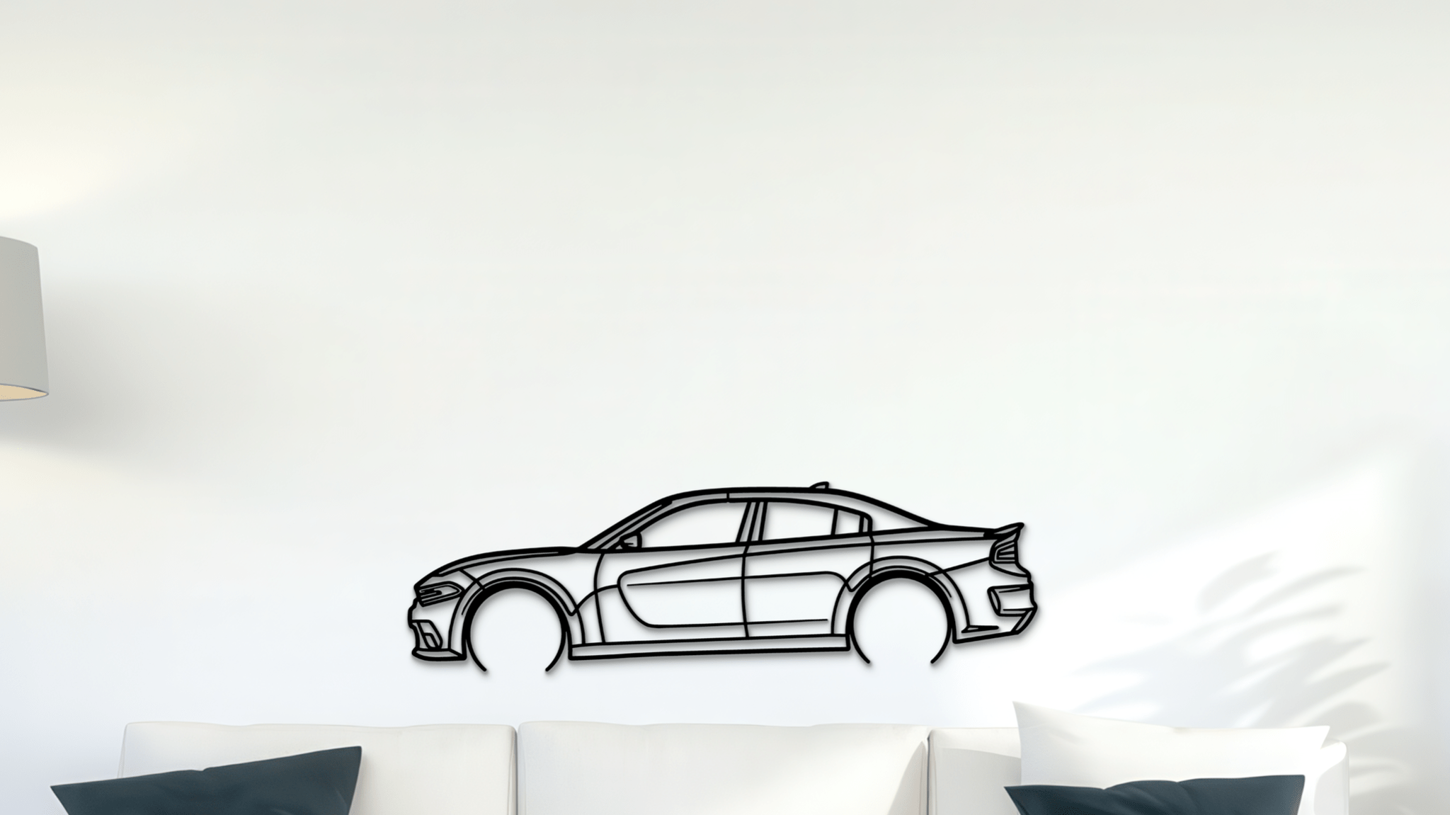 Dodge Charger SRT Hellcat - Metal Wall Art