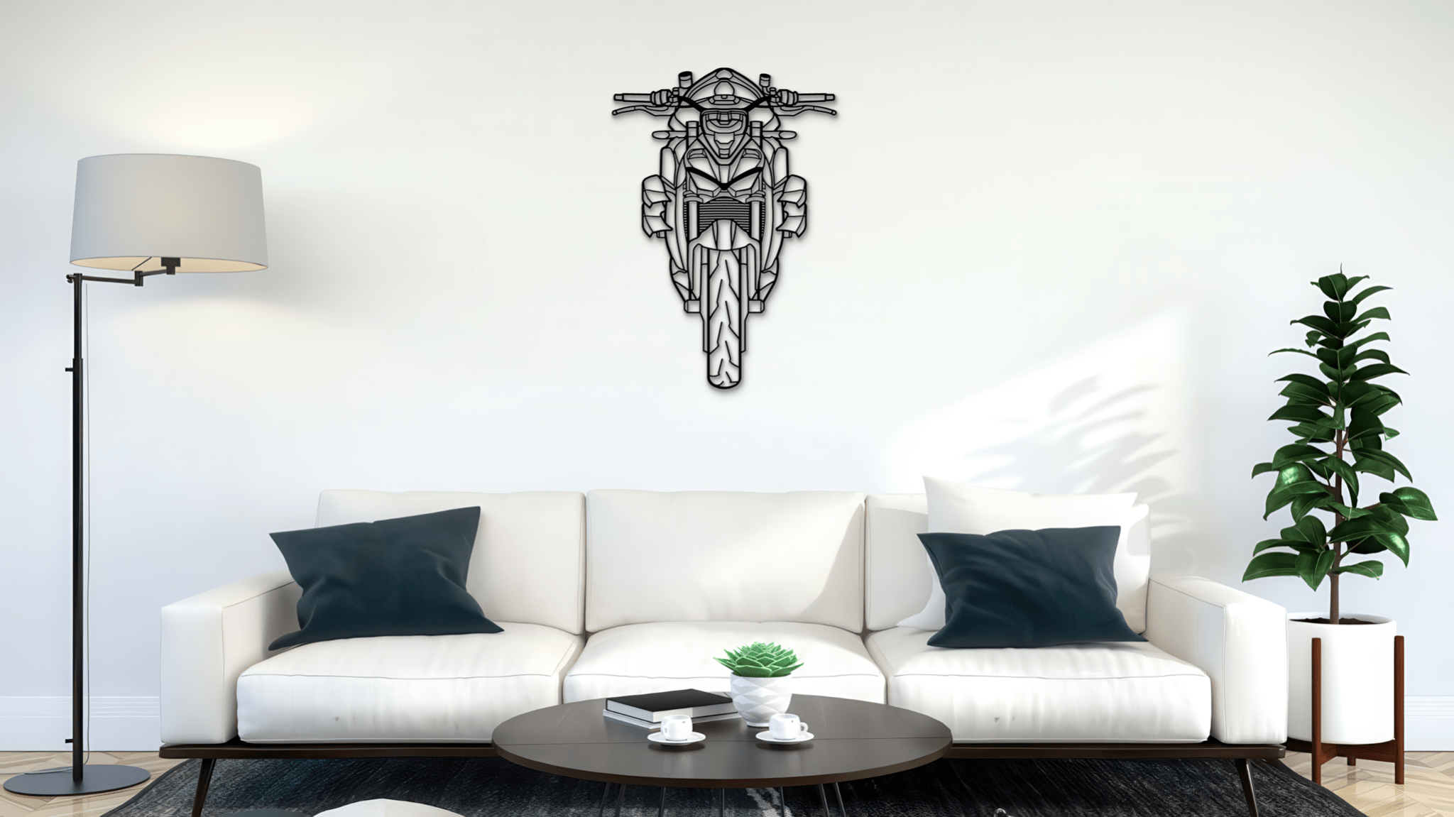 Ducati Streetfighter Front 2023 - Metal Wall Art