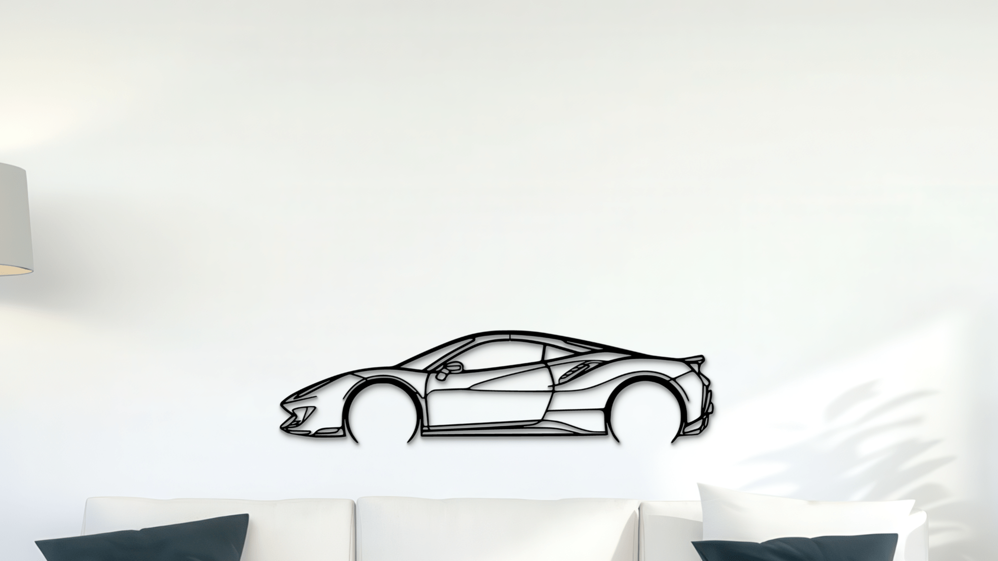 Ferrari 488 Pista - Metal Wall Art