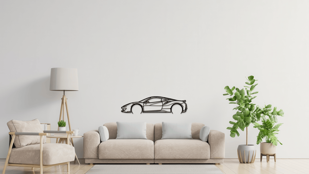 Ferrari 488 Pista - Metal Wall Art